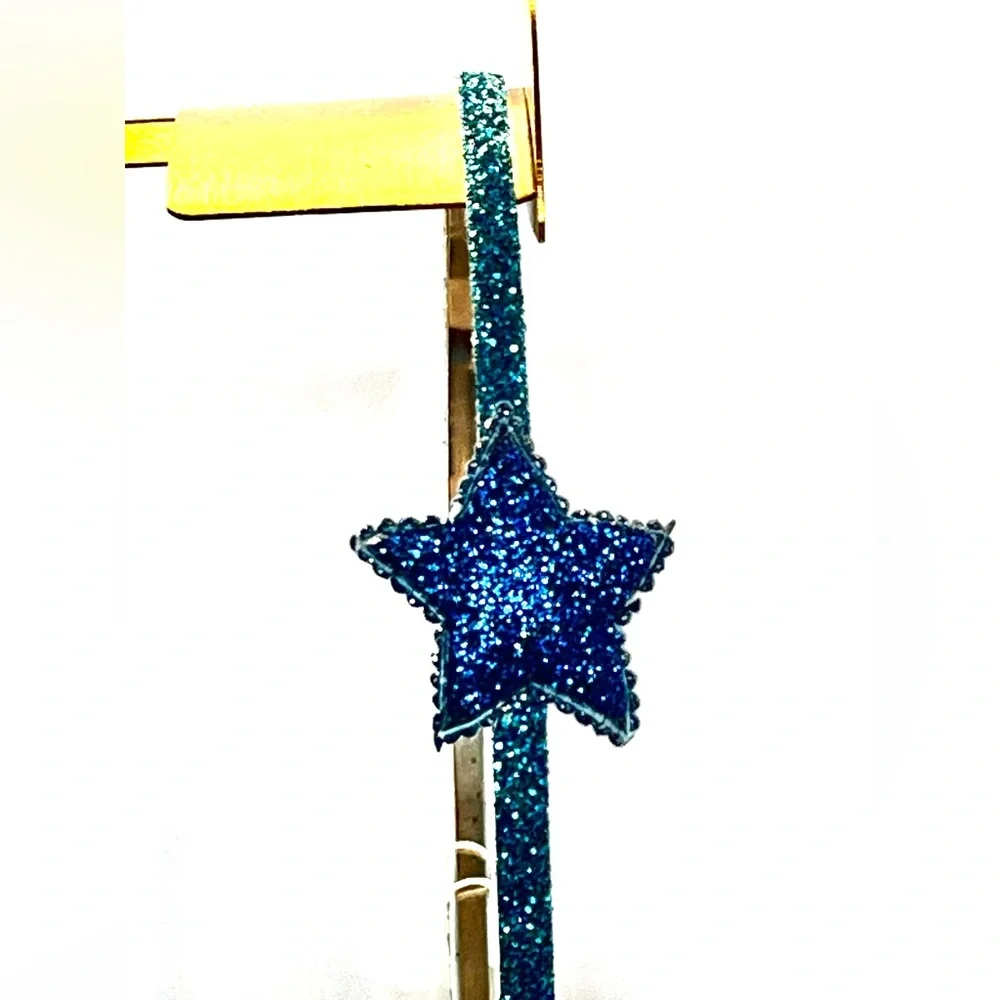 Sparkling Blue Star Hairband